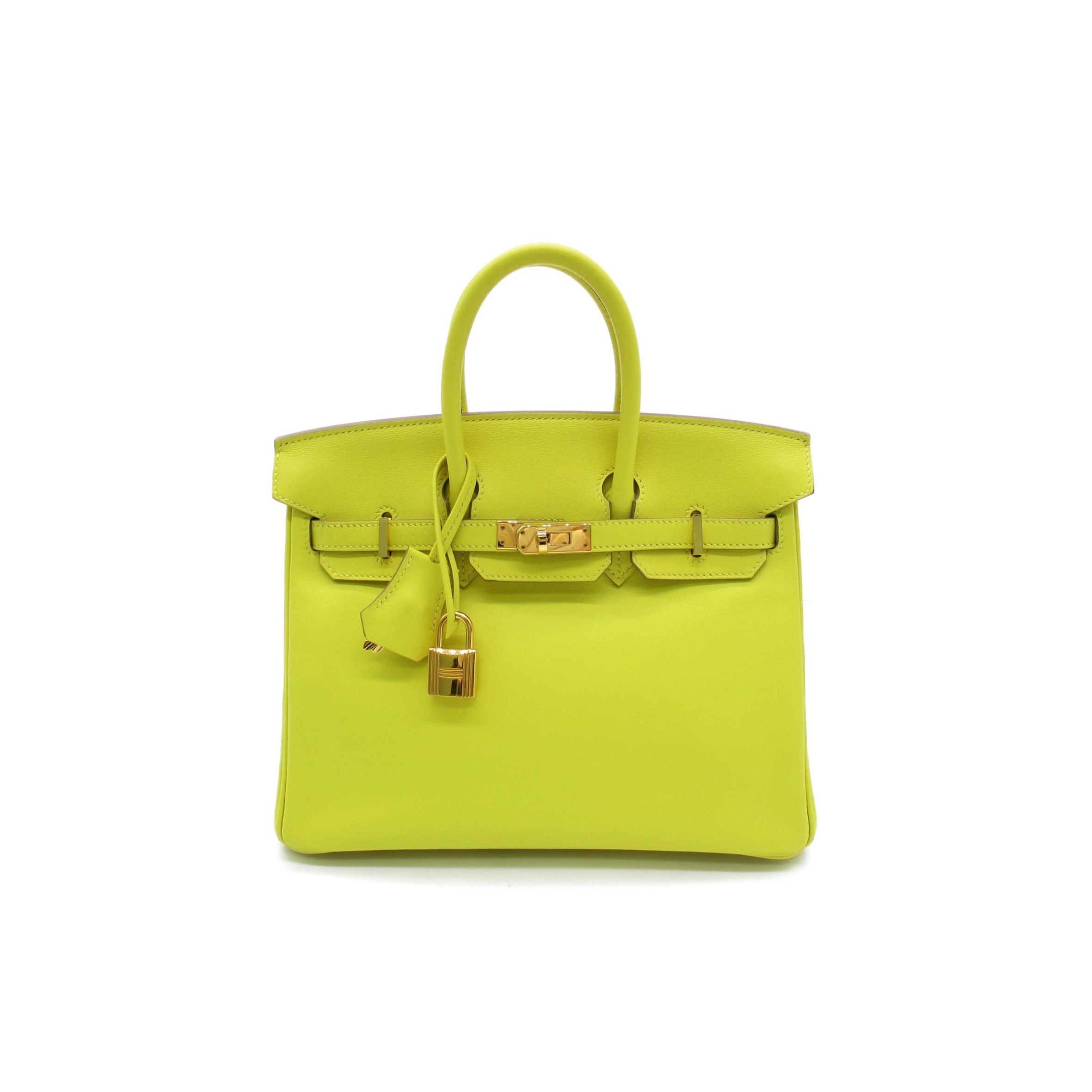 HERMES MASTER BIRKIN 30 TOGO LEMON YELLOW NYLON BLUE LINING GOLD BUCKLE H028369CC9R (30*23*15cm)